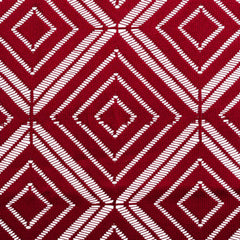Heart Home Argyle Printed Home Decorative Luxurious 4 Seater Cotton Center Table Cover/Table Cloth, 40"x60" (Maroon)-44HH028