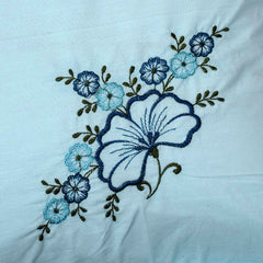 Kuber Industries Embroidery Pattern Breathable & Soft Cotton Pillow Cover for Sofa, Couch, Bed, Set of 4 (Yellow) 54KM4117