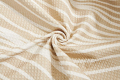 Kuber Industries Decorative Chenille Sofa Throw|Throw for Sofa, Bed & Couch|Ideal for Indoor & Outdoor 70x70 Inches (Coffee)