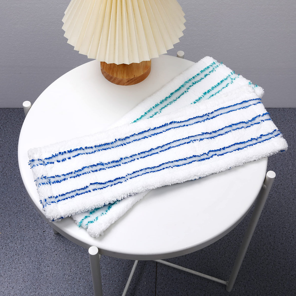 Kuber Industries Microfiber Floor Cleaner Mop Refill|Durable & Long Lasting |Extra Thick Microfiber For Deep Cleaning|Multi Utility Floor Cleaner Mop For Homes|Blue