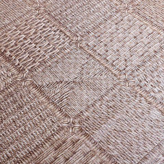 Kuber Industries Checkered Design PVC 6 Seater Dining Table Cover (Brown)-CTKTC14368