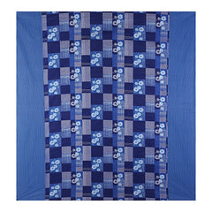 Homestic Double Bedsheet(228 * 254 cm)|Cotton 120 TC Luxury Printed Soft & Lightweight Bedsheet for Double Bed with 2 Pillow Covers (Blue)