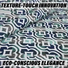 Kuber Industries Double Bedsheet with 2 Pillow Covers | 160 TC Premium Cotton Bedsheet for Double Bed | Bedsheet for Living Room-Home & Hotels | Rusty Star Flower | 100x108 Inch | Green