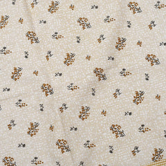 Kuber Industries Leaf Print Cotton Pillow Cover- 17x27 Inch, Set of 2 (Beige)
