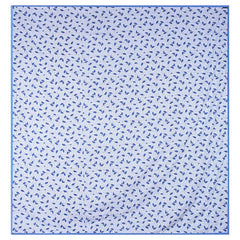 Kuber Industries Cotton Soft Lightweight Leaf Design Reversible Single Bed Dohar | Blanket | AC Quilt for Home & Travel (White)