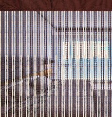 Heart Home HEART0606 Door Decorative Room Window Divider Sheer Fringe Thread Plain Strings Hanging Plastic Curtains (Maroon, 7 x 4 ft)