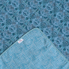 Heart Home Lightweight Paisley Design Cotton Reversible Double Bed Dohar|AC Blanket for Home & Travelling (Light Green)