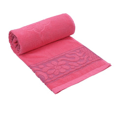 Kuber Industries 100% Cotton Full Size Bath Towel 30"x60" (Pink)-CTKTC29896