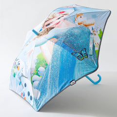 Kuber Industries Disney Frozen Print Umbrella For Kids|Automatic Umbrella For Rain (Sky Blue)
