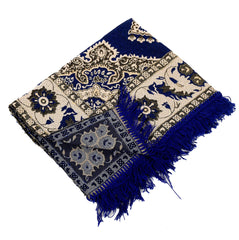 Heart Home 4.5 x3 Feet Superfine Velvet Carpet|Rug|Living Room|Bedroom|Hall (Blue), Standard (HS_36_HEARTH019567)