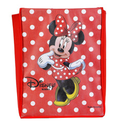 Kuber Industries Disney Minnie Print Non Woven Fabric Foldable Saree Cover Storage Organizer Box with with Lid, Extra Large (Red, Standard)