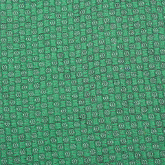 Heart Home D Shape Indoor Outdoor Anti-Slip Rubber Door Mat, 21"x14" (Green)-47HH01288