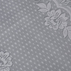 Kuber Industries Floral Design Cotton 4 Seater Center Table Cover 60"x40"(Cream) - CTKTC032940