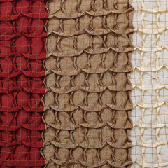 Kuber Industries Checkered 2 Piece Cotton Cushion Cover - 17"x17", Multicolour (CTKTC02711)