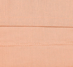 Kuber Industries Breathable & Soft Cotton Pillow Cover for Sofa, Couch, Bed - 29x20 Inch, Set of 6 (Peach)