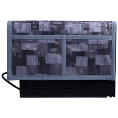 Kuber Industries 3D Checkered Design PVC Microwave Oven Top Cover 20 Liter with Utility 4 Pockets (Grey) - CTKTC40655