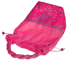 Kuber Industries Embroidered Design Drawstring Potli Bag -Pack of 2 (Pink) (HS_36_KUBMARTS019491)