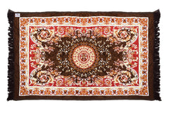 Heart Home 4 x2 Feet Superfine Velvet Carpet|Rug|Living Room|Bedroom|Hall (Brown), (Model: HS_36_HEARTH018358)