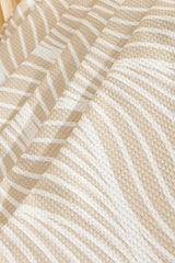 Kuber Industries Decorative Chenille Sofa Throw|Throw for Sofa, Bed & Couch|Ideal for Indoor & Outdoor 70x51 Inches (Coffee)