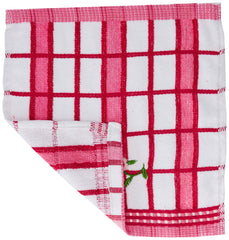 Kuber Industries 6 Piece 144 GSM Cotton Face Towel Set - Multicolour (HEHEHEV102)