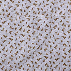 Kuber Industries Cotton Soft Lightweight Leaves Design Reversible Single Bed Dohar | Blanket | AC Quilt for Home & Travel (Yellow)