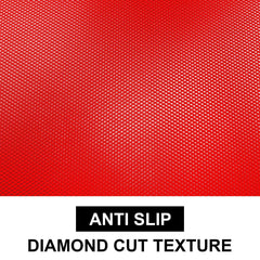 Kuber Industries 2 Pieces Multipurpose Textured Super Strong Anti-Slip Mat Liner,Size 45X125 Cm (1.25 Meter Roll, Red) - CTKTC040198