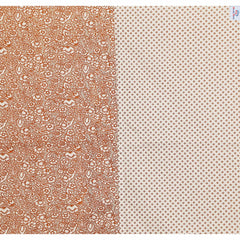 Kuber Industires Floral Design Pure Cotton Soft Light Weight Double Bedsheet with 2 Pillow Cover (Cream)-HS_38_HEARTH21127