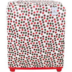 Kuber Industries Circle Design PVC Top Load Semi Automatic Washing Machine Cover (Brown) CTKTC33345