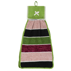 Kuber Industries Hanging Cotton Washbasin Napkin/Hand Towel for Kitchen and Bathroom (Multicolour, 6 Pieces) - CTKTC45602