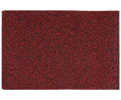 Kuber Industries Double Shade Thread Rubber Anti Slip 1 Piece Bath Mat 16" x24'' (Maroon & Black) - CTKTC40019