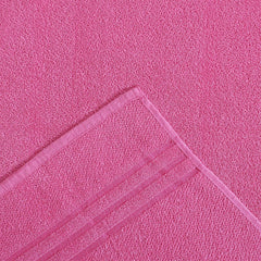 Kuber Industries Cotton Super Absorbent Bath Towel|Anti-Bacterial & Quick Dry Towel for Bath,Beach,Yoga,Fluffy,Pack of 2 (Pink,Large)