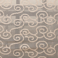 Heart Home Seamless Elegant Printed Cotton 4 Seater Center Table Cover,40"x60" (Red & Brown)-44HH067