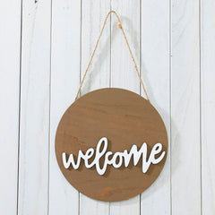 Kuber industries Door Decor Panel|Wall Hanging Wooden Frame Board|Decorative Items for Living Room, Bedroom, Entrance (Brown)