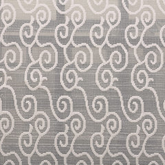 Heart Home Seamless Elegant Printed Cotton 4 Seater Center Table Cover,40"x60" (White)-44HH065