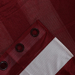 Heart Home Polyester Window Curtain 8 Eyelets,7 Feet (Maroon) 54HH4325.