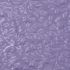 Heart Home Leaf Printed Elastic Stretchable Polyster Chair Cover for Home, Office, Hotels, Wedding Banquet (Purple)-50HH0943