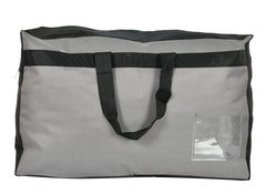 Kuber Industries Canvas Multi-Purpose Storage Bag/Clothing Storage Organizer,Set of 2 (Black & Grey)