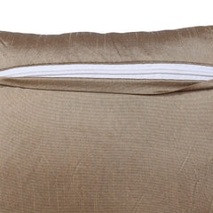 Heart Home Cushion Cover|Sofa Cushion Covers|Broken Wall Texture Print Sitting Cushion Cover|Velvet Cushion Filler|16x16 Inch|Set of 5 (Gold)