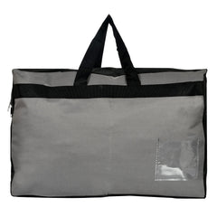 Kuber Industries Canvas Multi-Purpose Storage Bag/Clothing Storage Organizer,Set of 2 (Black & Grey)