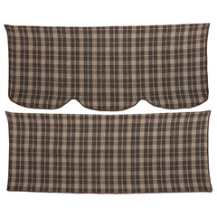 Kuber Industries Jute Checkered Standard Jute 5 Seater Sofa Cover Set - Coffee, 6 Piece (Model: CTKTC01295)