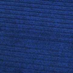 Heart Home Oval Shape Microfiber Anti Slip Door Mat (14'' x 23'', Blue)-HEART12086, Standard