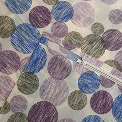 Kuber Industries Circle Design PVC Front Load Fully Automatic Washing Machine Cover - Multicolour