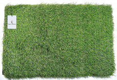 Kuber Industries Grass Door Mat - 24"X15", Green, Pack of 1