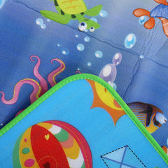 Kuber Industries Baby's Memory Foam Riversible Play Mat|WaterProof & Foldable|Enhance Kid's thinking Ability|Size 180 x 116 CM (Assorted)