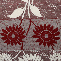 Kuber Industries Floral Cotton Center Table Cover - Maroon (CTKTC03489), 4 Seater (40 * 60 Inches)
