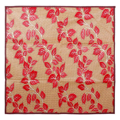 Kuber Industries Floral Design PVC Reversible Food Mat Bed Server -(Brown) - CTKTC024133