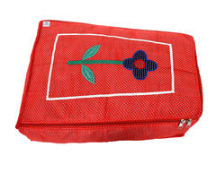 Heart Home Dot Printed Petticoat Cover Bag/Wardrobe Organiser/Storage Bag/Bags for Cloths (Set of 2,Red)