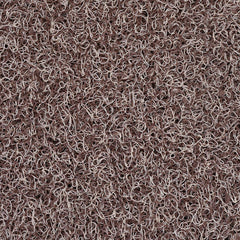 Kuber Industries CTKTC039957 Double Shade Polyvinyl Chloride Thread Rubber Anti Slip Door Mat (16" x24'' Brown and Cream)