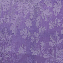 Kuber Industries Floral Design PVC 4 Seater Center Table Cover - Purple Pack of 1