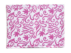 Kuber Industries Leaf Print Non Woven Fabric Modular Closet Organizer Box with Handle for Cube Storage Units in Closet, Bedroom to Hold Clothing,T-Shirts,Leggings, Accessories (Pink)-KUBMART16005